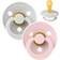 Bibs Color Pacifiers Size 2, 6-18m, 2-pack Haze/Blossom