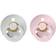 Bibs Color Pacifiers Size 2, 6-18m, 2-pack Haze/Blossom
