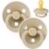Bibs Color Pacifiers Size 2 6-18m 2-pack Vanilla