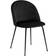 Acton Louise Velours Black Köksstol 80.5cm