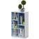 Furinno Luder 5 Cube White/Light Blue Book Shelf 31.5cm