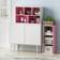 Furinno Luder 5 Cube White/Pink Book Shelf 31.5cm