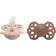 Bibs Infinity Silicone Pacifier Size 1 0-6m 2-pack Blush/Woodchuck