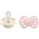Bibs Infinity Silicone Pacifier Size 1 0-6m 2-pack Ivory/Blossom