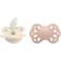 Bibs Infinity Silicone Pacifier Size 1 0-6m 2-pack Ivory/Blush