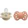 Bibs Infinity Silicone Pacifier Size 1 0-6m 2-pack Vanilla/Peach