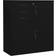 vidaXL Office Black Opbevaringsskab 90x102cm