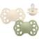 Bibs Infinity Silicone Pacifier Size 1 0-6m 2-pack Ivory/Sage