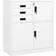 vidaXL Office White Opbevaringsskab 90x102cm
