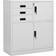 vidaXL Office Light Grey Opbevaringsskab 90x102cm