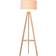 Homcom Bedside Cream/Natural Floor Lamp 154cm