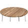 Grythyttan 9A Ø100cm - Untreated Teak with Hot Galvanized Base