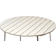 Grythyttan 9A Ø100cm - White Lacquered Oak with Hot Galvanized Base