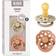 Bibs Boheme Latex Pacifier Size 1 0-6m 2-pack Vanilla/Peach