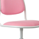 IKEA Desk Chair White/Vissle Pink