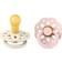 Bibs Boheme Latex Pacifier Size 1 0-6m 2-pack Ivory/Blossom