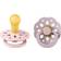 Bibs Boheme Latex Pacifier Size 1 0-6m 2-pack Blossom/Dusky Lilac
