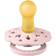 Bibs Boheme Latex Pacifier Size 1 0-6m 2-pack Blossom/Dusky Lilac