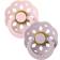 Bibs Boheme Latex Pacifier Size 1 0-6m 2-pack Blossom/Dusky Lilac