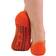 Sock Snob Cotton Non Slip Yoga Socks with Straps 2-pack - Orange