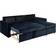 Ebuy24 Sacramento Dark Blue Soffa 218cm 3-sits