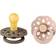 Bibs Bibs Boheme Latex Pacifier Size 1 0-6m 2-pack Dark Oak/Blush