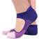 Sock Snob Non Slip Grip Low Cut Invisible Socks 2-pack - Purple