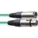 Stagg XLR - XLR M-F Green 3m