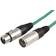 Stagg XLR - XLR M-F Green 3m