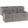 Amazon Basics Collapsible Solid Grey Storage Box 19L 6pcs