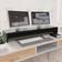 vidaXL Screen Stand Black TV Bench 100x13cm