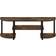 Furinno Turn-S-Tube Wide Entertainment Center Amber Pine/Black TV Bench 120x40cm