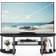 Furinno Turn-S-Tube Wide Entertainment Center Black/Grey TV Bench 120x40cm