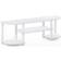Furinno Turn-S-Tube Wide Entertainment Center White TV-bänk 120x40cm