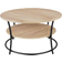 tectake Cromford Light Brown Sofabord 80x80cm