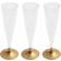 Santex Gold Champagneglas 14cl 10stk