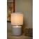 Lucide Greasby Grey Table Lamp 26cm