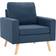 vidaXL 288697 Blue Fåtölj 80cm
