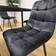 Casa Living Marble Effect Black Dining Set 70x120cm 5pcs