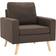 vidaXL 288695 Brown Fåtölj 80cm