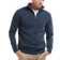 Barbour Essential Lambswool Half Zip Jumper - Navy Mix