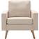 vidaXL 288696 Cream White Fåtölj 80cm
