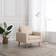 vidaXL 288696 Cream White Lænestol 80cm