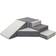 Velinda EPS Styrofaom+PE Foam Slide Set Hard Version White/Grey