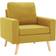 vidaXL 288699 Yellow Lænestol 80cm