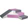 Velinda EPS Styrofaom+PE Foam Slide Set Hard Version White/Light Pink/Grey