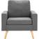 vidaXL 288693 Light Grey Lænestol 80cm
