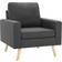 vidaXL 288694 Dark Gray Fåtölj 80cm