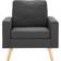 vidaXL 288694 Dark Gray Fåtölj 80cm