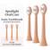 Spotlight Oral Care Sonic Toothbrush Replacement Heads Rose Gold 3-pack